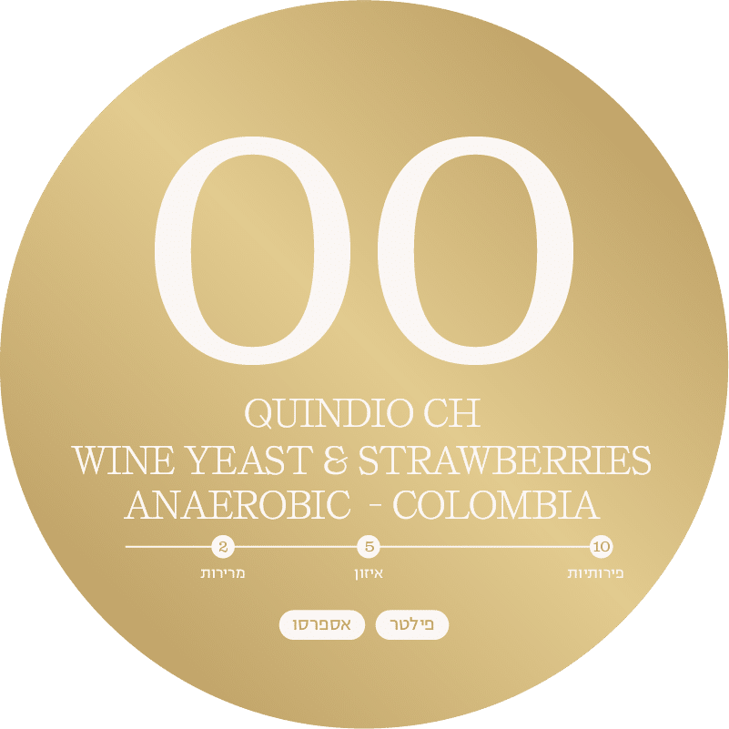 Colombia wine yeast and strawberries coffee