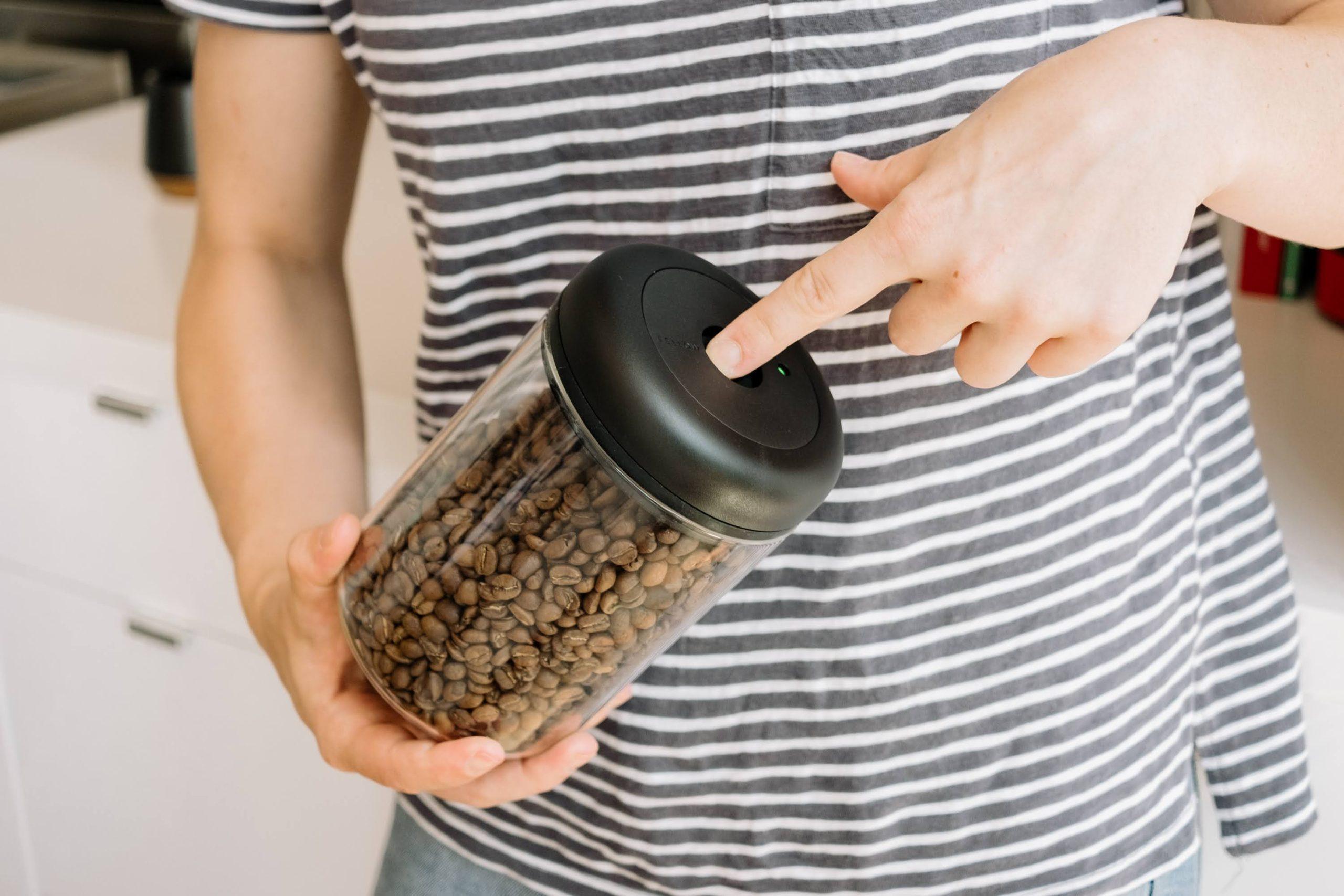 מיכל לאחסון פולי קפה