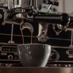 קפה נמזג ממכונה