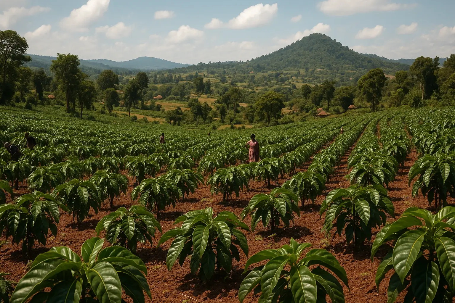חוות קפה אתיופית (AI)